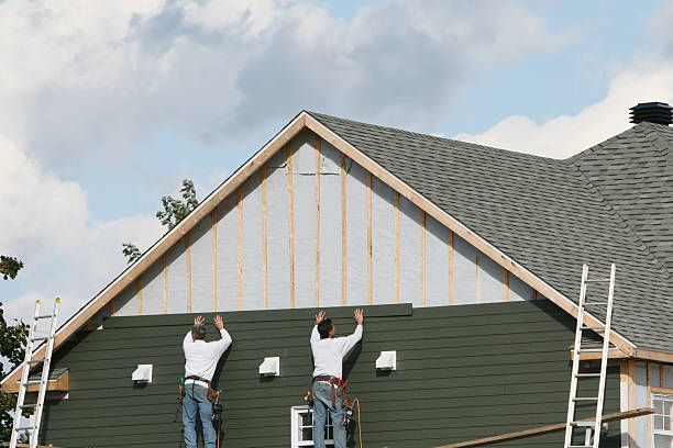 Professional Siding Repair technician working in Circle Pines, MN